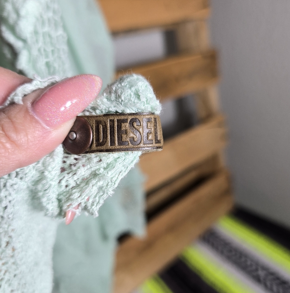 Diesel Mint Green Scarf - Picture 2 of 4